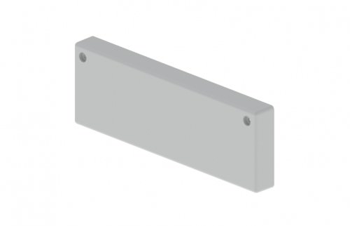 Tapa Final 60x200mm para Bandejas U24x - Color Gris 66213 — Unex — Unex