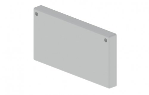 Tapa Final 100x200mm para Bandejas U24x - Color Gris 66233 — Unex — Unex