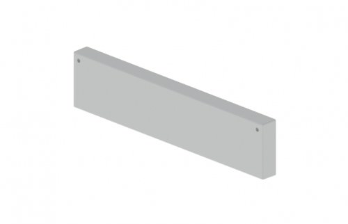 Tapa Final 100x500mm para Bandejas U24x - Color Gris 66533 — Unex — Unex