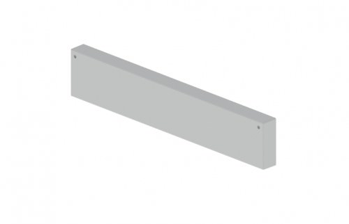 Tapa Final 100x600mm para Bandejas U24x - Color Gris 66633 — Unex — Unex