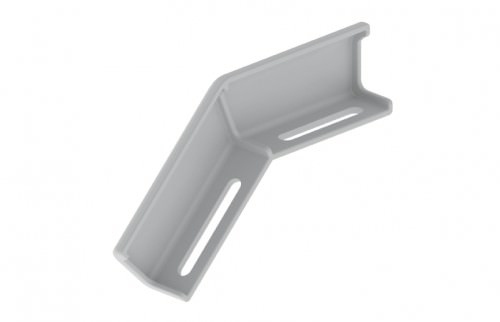 Union de Bajada Alt. 60mm para Bandeja U24x - Color Gris 66842 — Unex — UNEX