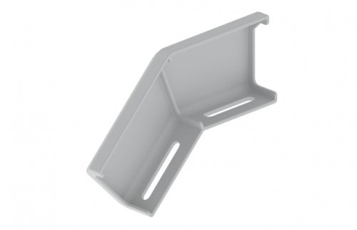 Union de Bajada Alt. 100mm para Bandeja U23x - Color Gris 66852 — Unex — Unex