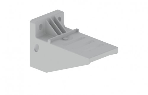Soporte Horizontal 100mm para Bandejas U23x - Color Gris 60x75 66103 — Unex — Unex