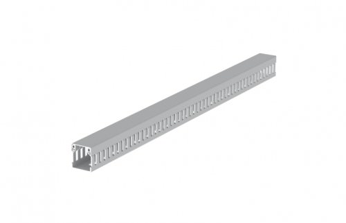 Canaleta Ranurada 30x30mm Tira de 2 Metros - Libre de Halógenos 30.30.88 — Unex — UNEX