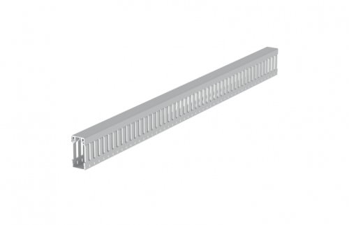 Canaleta Ranurada 42x20mm Tira de 2 Metros - Libre de Halógenos 40.20.88 — Unex — UNEX