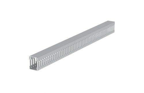 Canaleta Ranurada 42x30mm Tira de 2 Metros - Libre de Halógenos 40.30.88 — Unex — UNEX