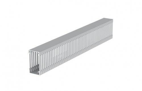 Canaleta Ranurada 43x80mm Tira de 2 Metros - Libre de Halógenos 80.40.88 — Unex — UNEX