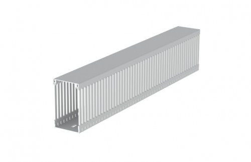 Canaleta Ranurada 100x60mm Tira de 2 Metros - Libre de Halógenos 100.60.88 — Unex — UNEX