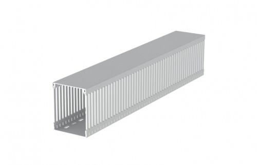 Canaleta Ranurada 80x100mm Tira de 2 Metros - Libre de Halógenos 100.80.88 — Unex — UNEX