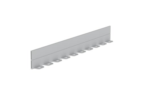 Tabique Separador Lh Alt. 60mm para Bandeja U48x - 3 Metros, Gris 3MT 66821 — Unex — UNEX