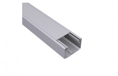 Bandeja con Tapa 50x100mm 2 Metros -Color Aluminio IP4 93021-03 — Unex — Unex