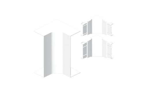 Angulo Interior 50x150mm para Bandejas U24x -Color Blanco 93324-2 — Unex — UNEX