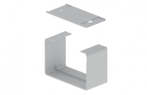 Cubrejunta 60x100mm para Bandejas U23x - Color Blanco IP3 66114 — Unex — Unex