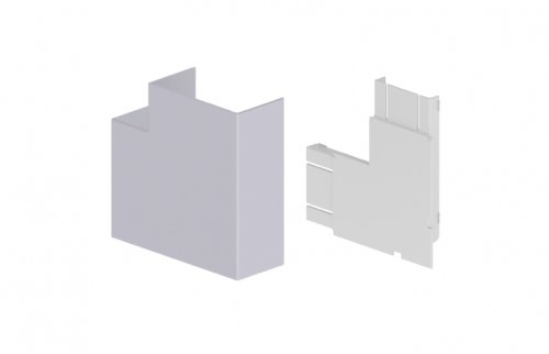Angulo Plano 50x100mm para Bandejas U24x -Color Aluminio 93221-03 — Unex — Unex