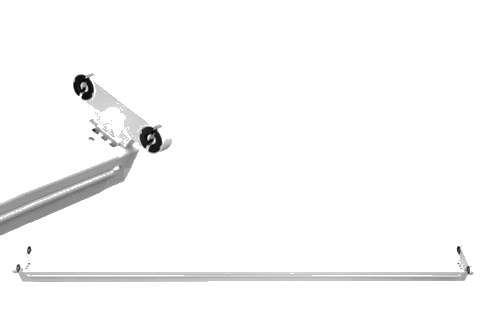 Canoa Sobrepuesta Blanca 2x28W T5 Fluorescente 240V IP20 -YG1-2x28WE — Sft — SFT