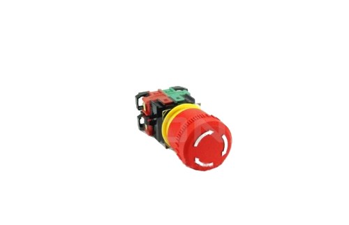 Botonera Roja 22mm 1NA + 1NC KEPB22ERS-11 — Nux — NUX