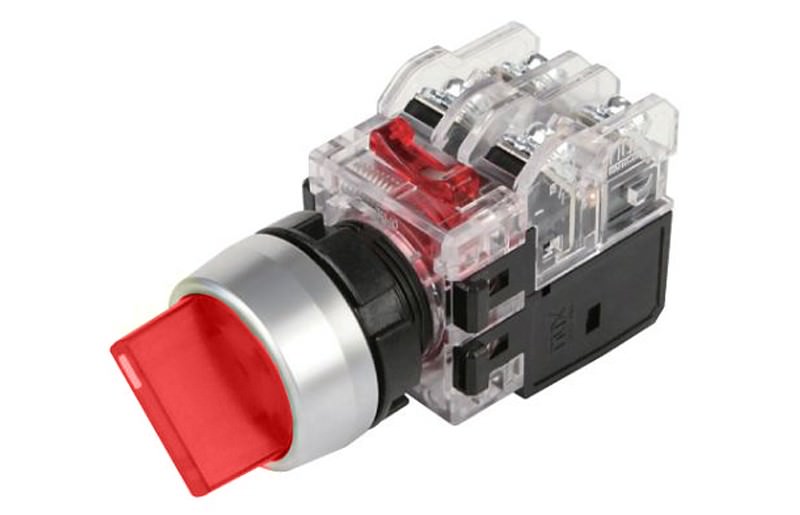 Selector 2 Posiciones Aluminio MRT-R2A1A0R22mm — Nux — NUX