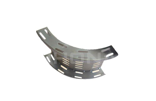 Curva Vertical Ranurada Bajada 100x50mm Galvanizada - Externa 1FE0021000 — MJM — MJM