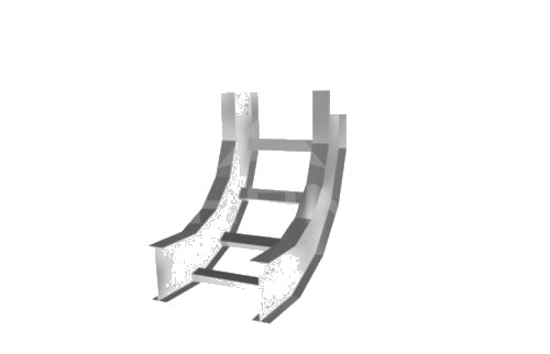 Curva Vertical Escalerilla 150x100mm Zincada - Interna 1EI0011500 — MJM — MJM