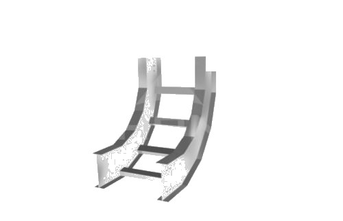 Curva Vertical Escalerilla 200x100mm Galvanizada - Interna 1EI0022000 — MJM — MJM