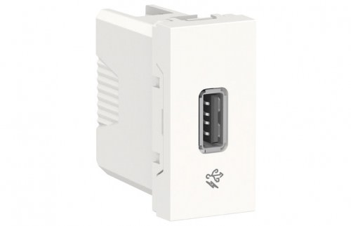 Módulo Toma USB 5V/1A Orion 250V - Blanco 220V S70547004 — Schneider Electric — SCHNEIDER ELECTRIC