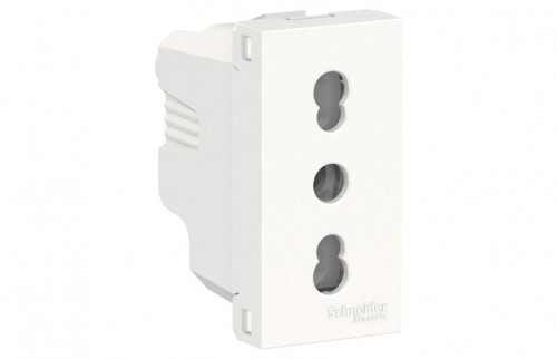 Módulo Tomacorriente Bipaso 2P+T Orion 250V/10-16A -Blanco S70203804 — Schneider Electric — SCHNEIDER ELECTRIC