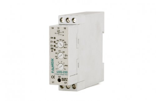 Relé Voltaje Autoalimentado 3x400VAC U3S-420 — Fanox — FANOX
