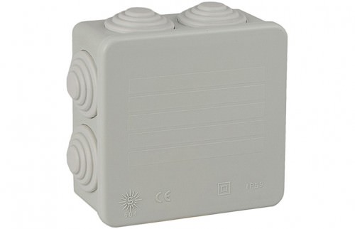 Caja Estanca 90x90x40mm IP55 / IK07 - Cuadrada 604 — Solera — SOLERA