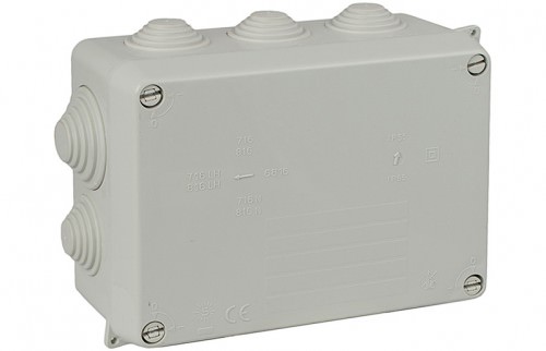 Caja Estanca 160x120x71mm IP55 / IK07 - Rectangular 716 — Solera — SOLERA