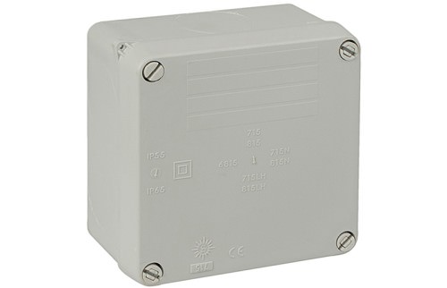 Caja Estanca 110x110x60mm IP55 / IK07 - sin Conos 815 — Solera — SOLERA