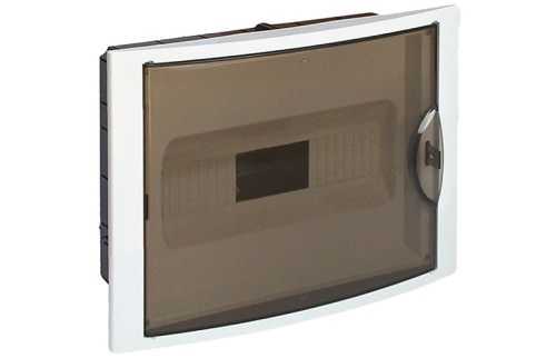 Tablero Embutido 14 Módulos IP40 / IK08 - Blanco, Puerta Fume R5012PFR1RHFUME — Solera — SOLERA