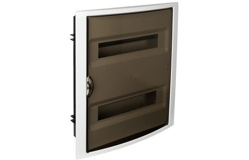 Tablero Embutido 28 Módulos IP40 / IK08 - Blanco, Puerta Fume 5250PFR1 — Solera — SOLERA