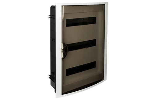 Tablero Embutido 42 Módulos IP40 / IK08 - Blanco, Puerta Fume 5260PFR1 — Solera — SOLERA