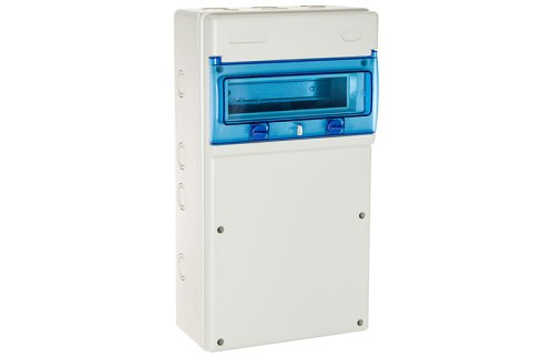 Tablero Sobrepuesto 11 Módulos IP65 / IK08 - para Enchufes Industriales 270x500x160 1311P — Solera — SOLERA