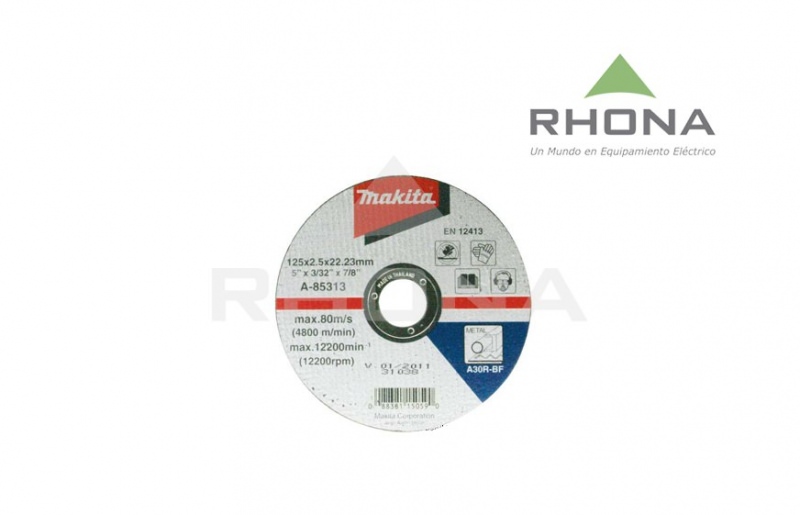 Disco de Desbaste 180mm para Acero A-90255 — Makita — MAKITA