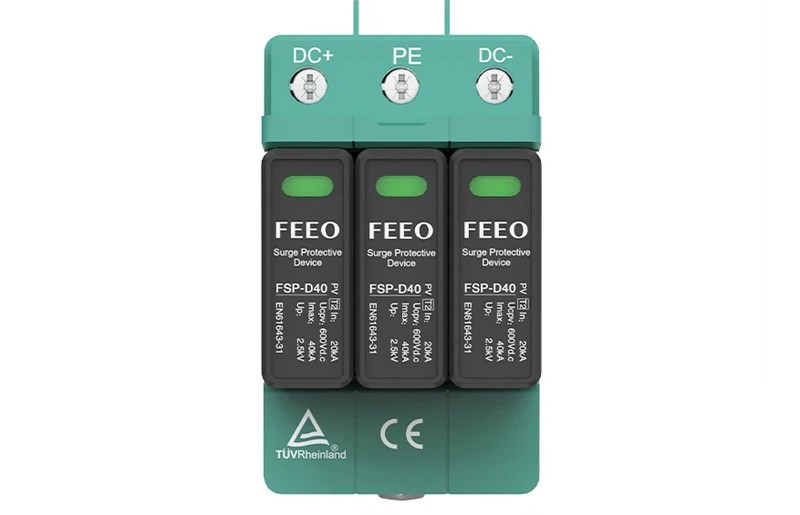 Dispositivo Solar Protección Sobretensión 40kA - 3P - 1000V 5kV IP20 FSP-D40 - Otros (050040680) — OTROS