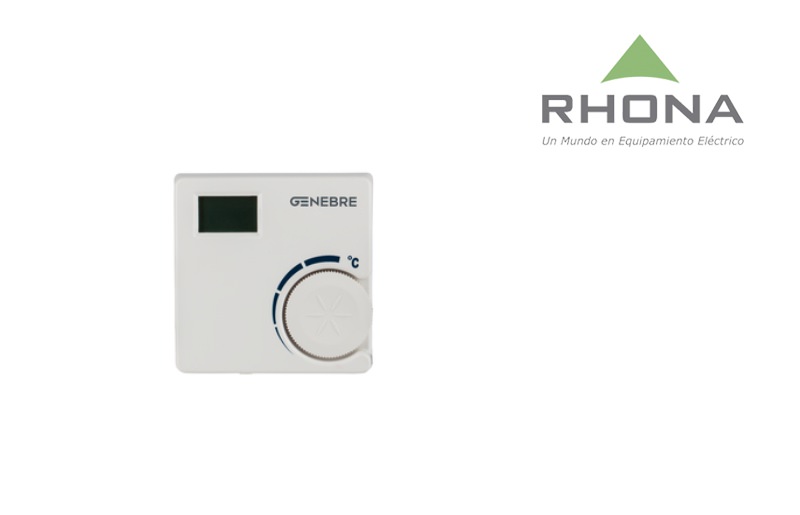 Termostato Digital 220 - 230V 86x86x33 230VAC 391200 — Genebre — GENEBRE