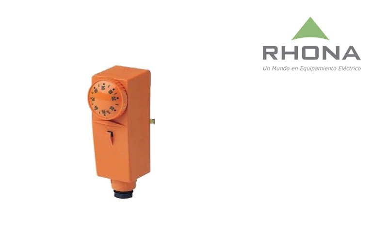 Termostato Contacto Bimetálico 75x75x25mm 250V IP20 391500 — Genebre — GENEBRE