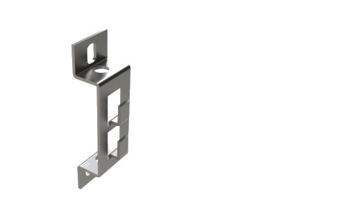 Soporte Lateral 100x65mm para Bandeja 100x65mm 2/0360 — Basor — Basor