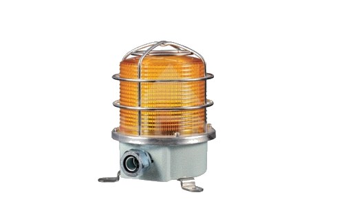 Baliza LED 125mm IP56 - Ambar Circular, Alimentación 220VAC SH1L — Qlight — QLIGHT