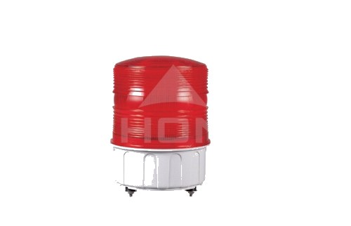 Baliza LED 150mm IP44 - Roja Circular, Alimentación 230VAC 220VAC S150UL — Qlight — QLIGHT