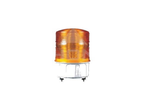 Baliza LED 150mm IP44 - Ambar Circular, Alimentación 220VAC S150UL — Qlight — QLIGHT