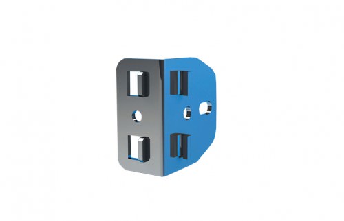 Escuadra Fija Teos / Neo Gabinete - 12 Pcs. 944421 — Tekpan — TEKPAN