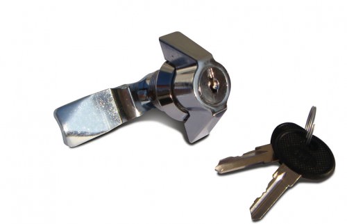 Chapa con Llave para Puerta Lisa 951205 — Tekpan — TEKPAN