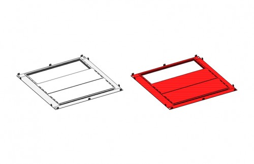 Tapa Superior Neo 600x600mm Gabinete Neo IP55 636600 — Tekpan — TEKPAN