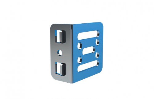 Escuadra L Ajustable Teos / Neo Gabinete - 4 Pcs. 944434 — Tekpan — TEKPAN