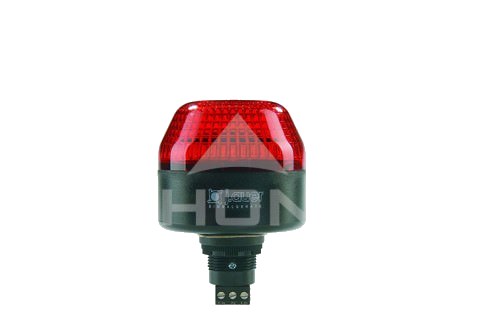 Baliza LED 65mm IP65 - Roja Circular, Alimentación 230VAC 802502313 — Auer Signal — AUER SIGNAL
