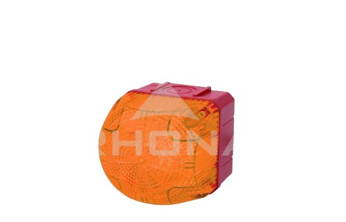 Baliza LED 132mm IP66 Ambar Cuadrada, Alimentación 110-240VAC/dc 874261413 — Auer Signal — AUER SIGNAL
