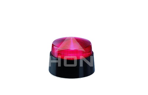 Baliza Xenón 65mm IP65 - Roja Estroboscopica, Alimentación 12VDC 2J D118522004 — Auer Signal — AUER SIGNAL