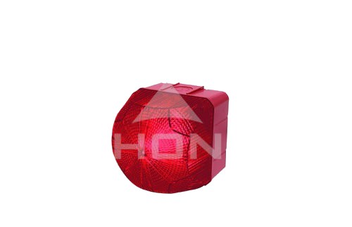 Baliza LED 132mm IP66 -Roja Cuadrada, Alimentación 110-240VAC/dc 874262413 — Auer Signal — AUER SIGNAL